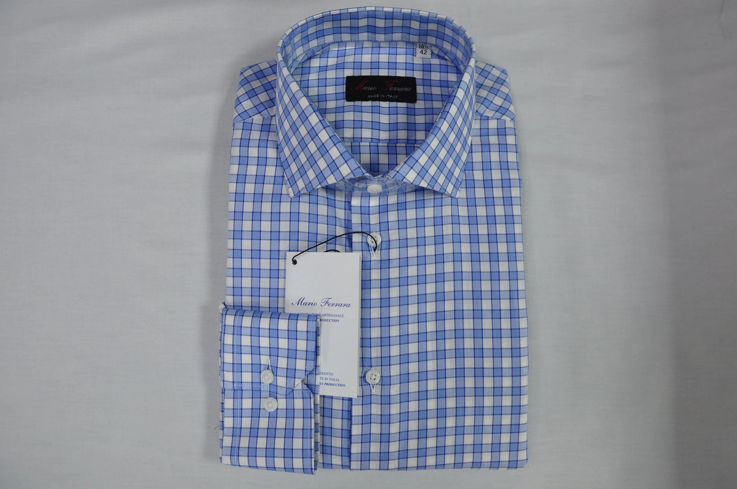 Thin check shirt