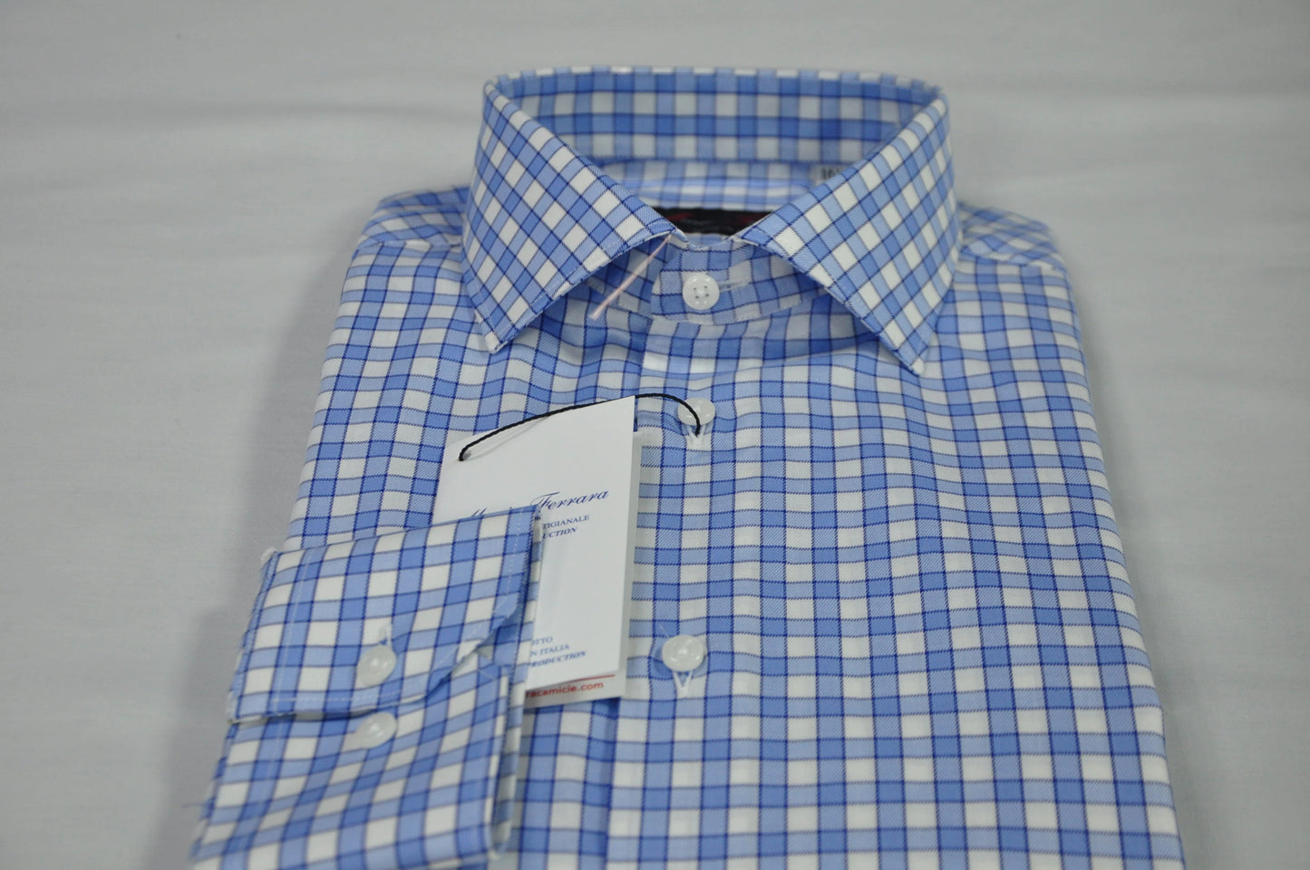 Thin check shirt