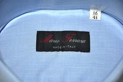 Camicia Fil a Fil Celeste – Tessuto Leggero, Stile Infallibile