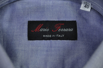 Micro Oxford dark blue shirt