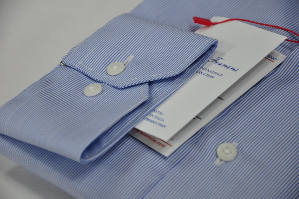Camicia rigo azzurro