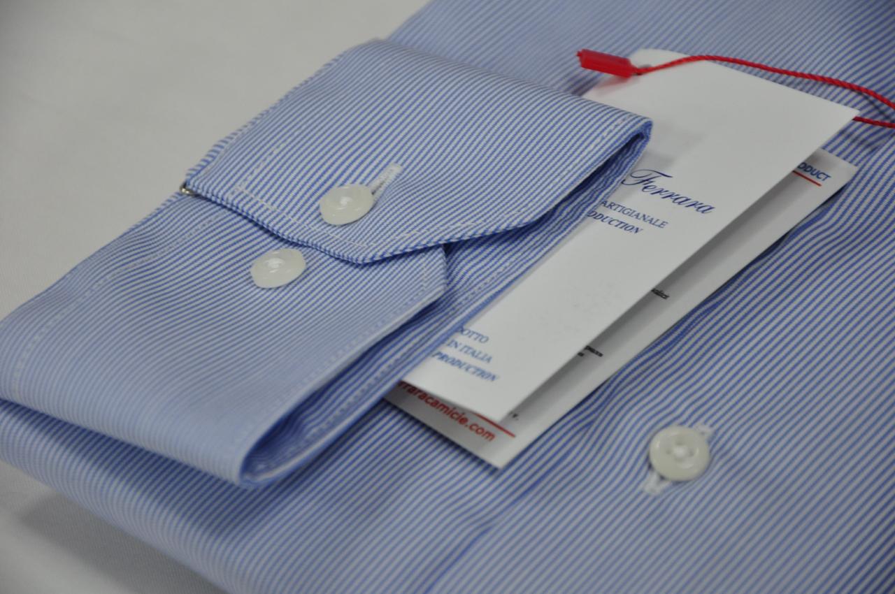 Camicia rigo azzurro